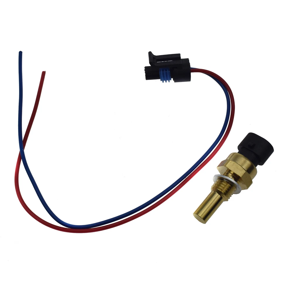 Coolant Water Temperature Sensor & Connector Pigtail For GMC Chevrolet Pontiac - Image 4 of 4