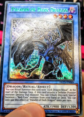 Yu-Gi-Oh! Ultimate Rare Style Paladin Of Dark Dragon