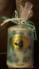 Redlands Candle Company Pillar Candle SLEIGH BELLS 60-70 Hours