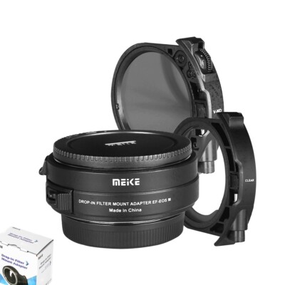 Meike MK-EFTM-C Drop-in Filter Mount Adapter EF to EOS-M With Variable ND Filter