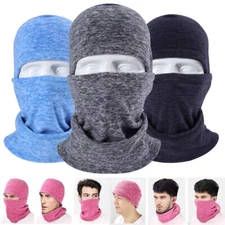 Winter Thermal Balaclava Fleece Full Face Mask Motorcycle Riding Ski Mask Hood