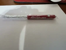 NIP RED Snap-on Tools Flat Tip Pocket Screwdrivers w/Clip & Magnetic End