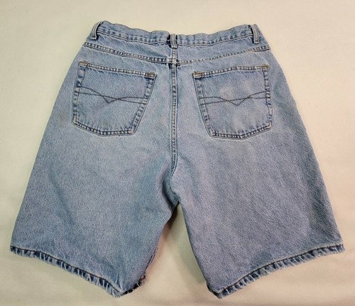 Vintage Anchor Blue Mens Jean Shorts 