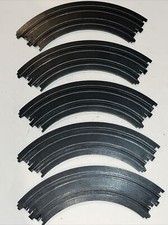 5 Pieces TOMY AURORA AFX Slot Car Track 9" R Curve 229mm 1/4 Circle No. 503349