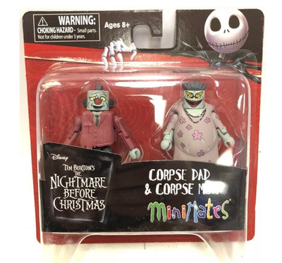 Minimates The Nightmare Before Christmas CORPSE DAD & CORPSE MUM