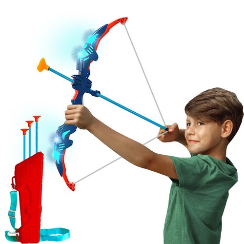 Bow & Arrow Archery Set kids Shooting Quiver Outdoor Fun Learning Game Sports - Picture 9 of 11