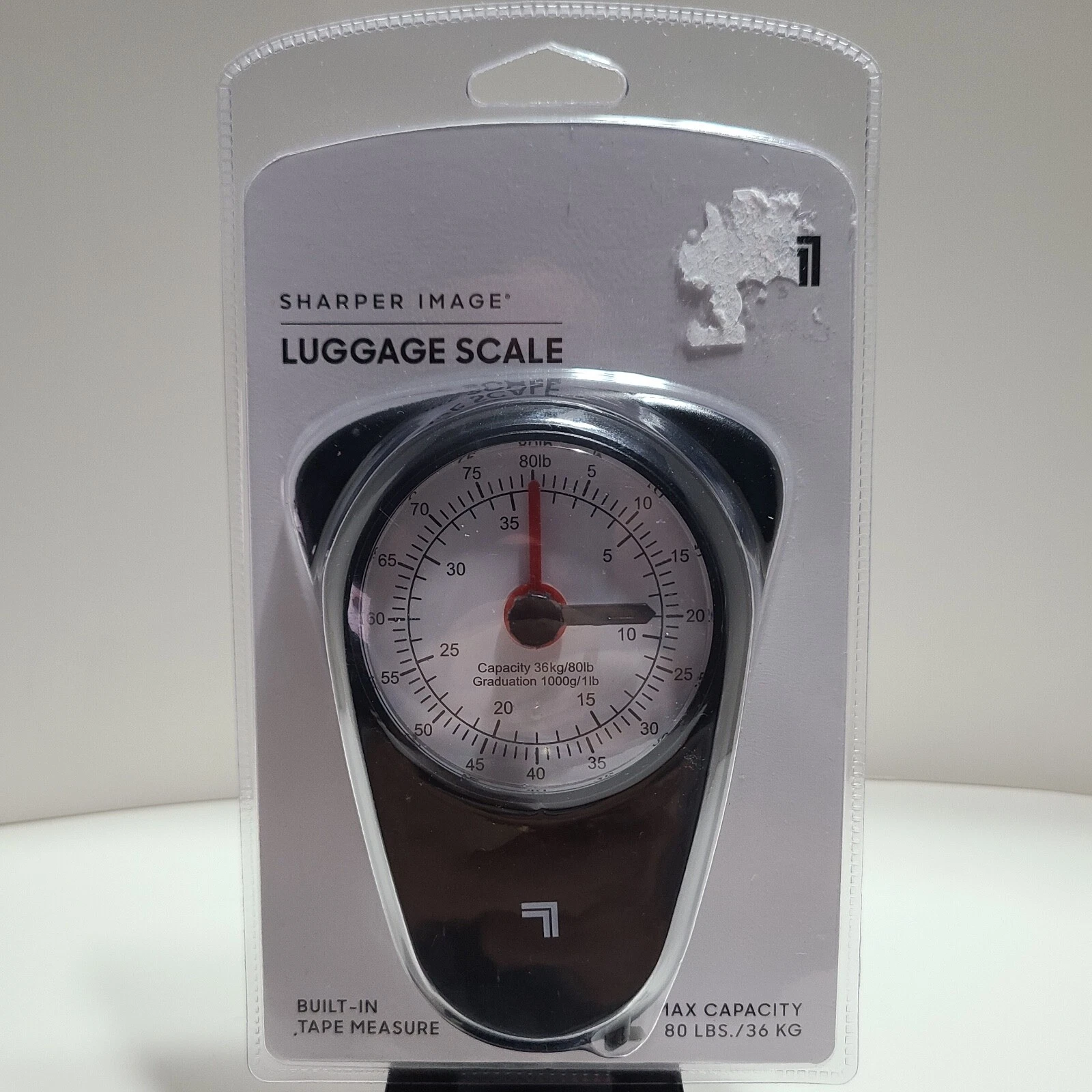 Sharper Image Luggage Scale with Tape Measure