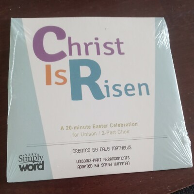 Christ Is Risen A 20-minute Easter Celebration For Unison 2 Part Choir CD New...