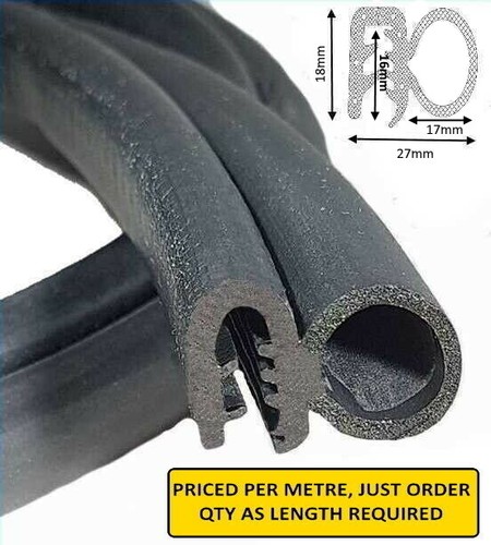 TRIUMPH SPITFIRE DOOR RUBBER SEAL Rubber (1962- 82)