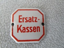  Ersatz-Kassen altes Schild 4x4cm Emailschild Email Schubladenschild Apotheke