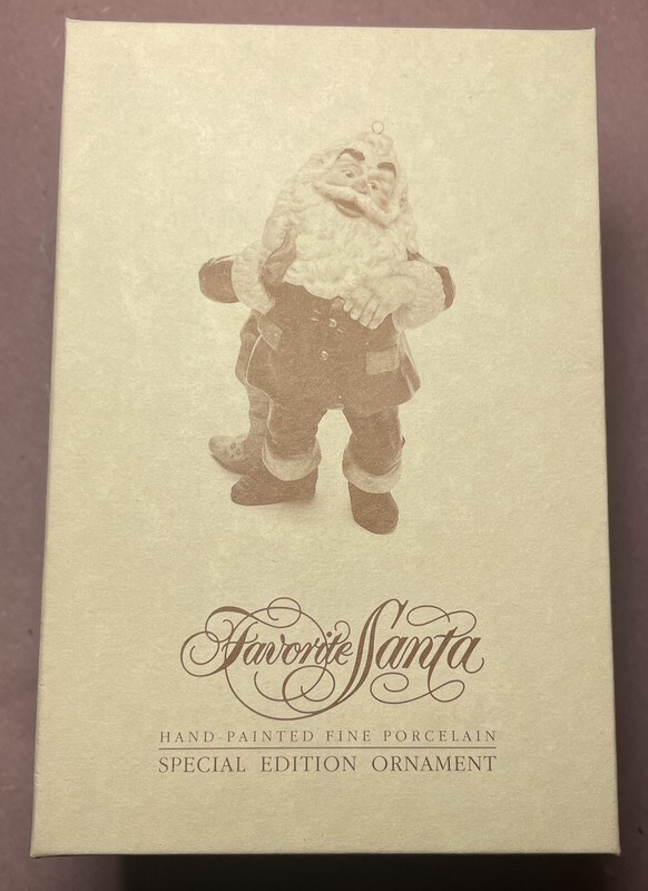 Hallmark Christmas Ornament 1987 Favorite Santa Special Edition
