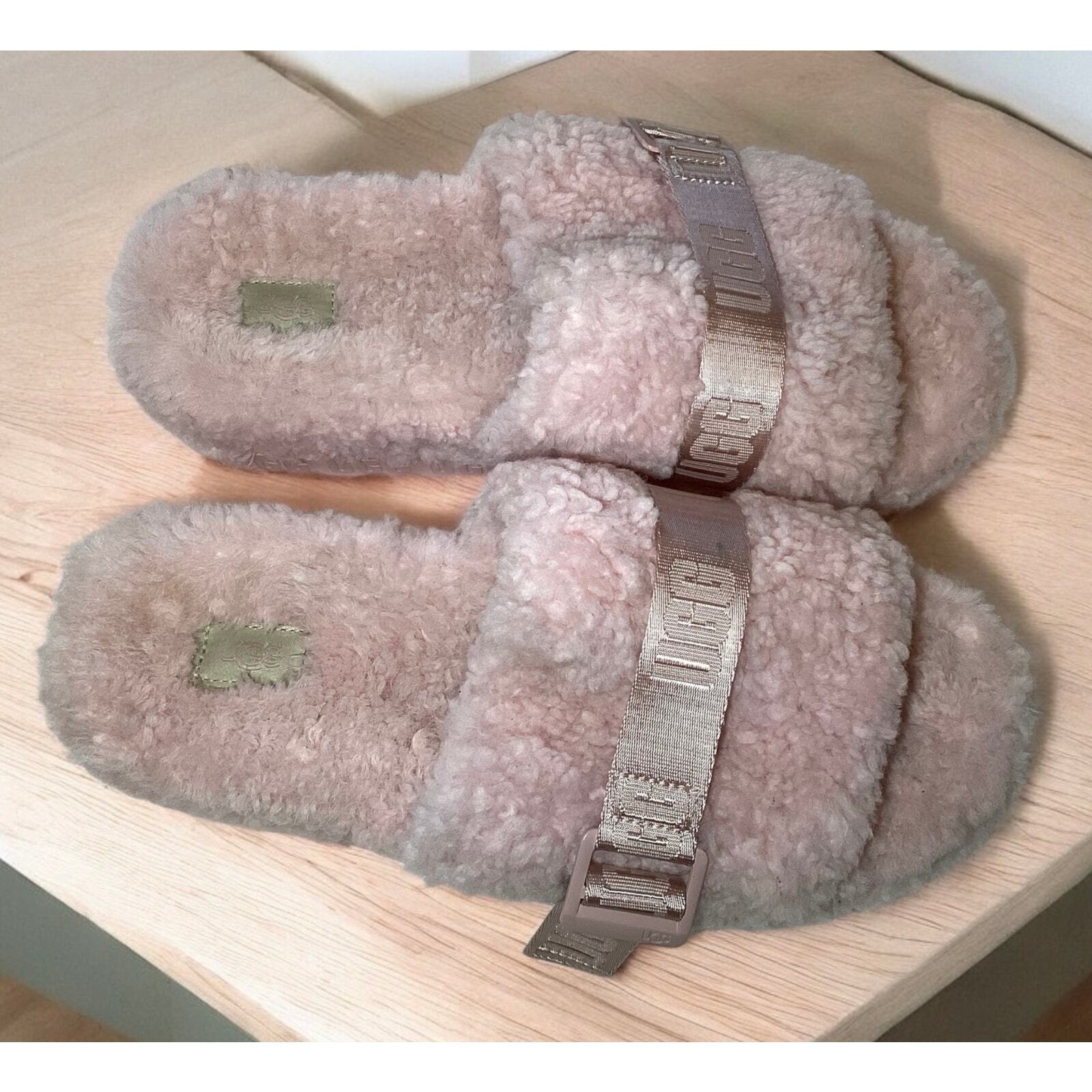 SAOLA Ugg flufitta foderata in pelle di pecora suola grossa donna rosa tg 11