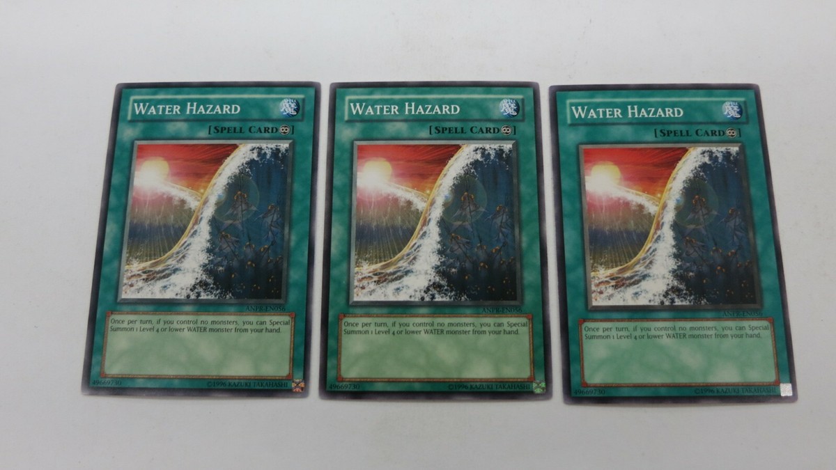 3x WATER HAZARD SPELL CARD UNLIMITED ANPR-EN056 COMMON YUGIOH NM / UNPLAYED