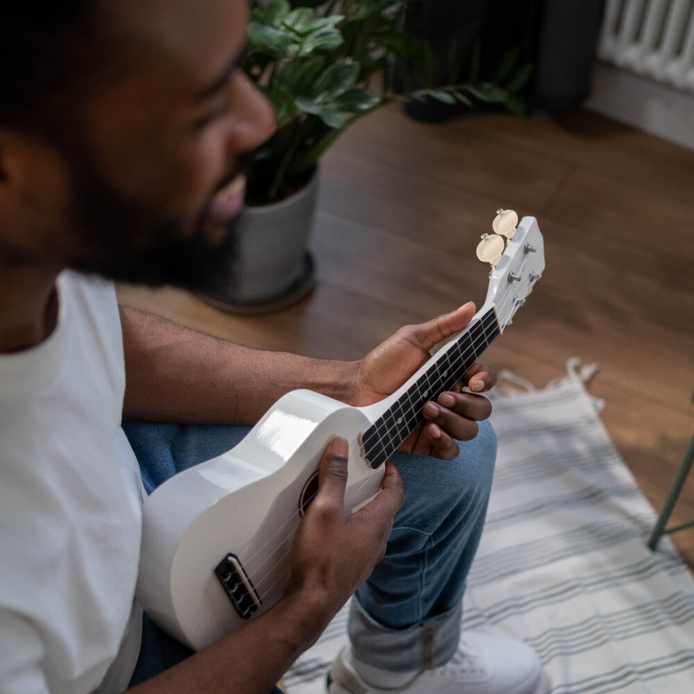 4 Pcs Ukulele Parts Uke String Tuners Accessories Machine