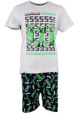 Minecraft Pajama Pajama Set Short Size 116, 128, 134, 140, 152