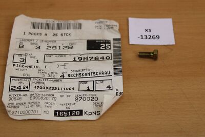John Deere 19M7640 Cap Screw NOS NEU genuine xs13269