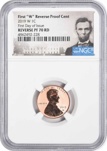 2019-W Lincoln Cent Reverse PF 70 RD NGC First Day of Issue ^ - Picture 1 of 2
