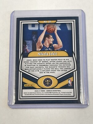 Nikola Jokic 2020-21 Panini Donruss Complete Players Nuggets Card 