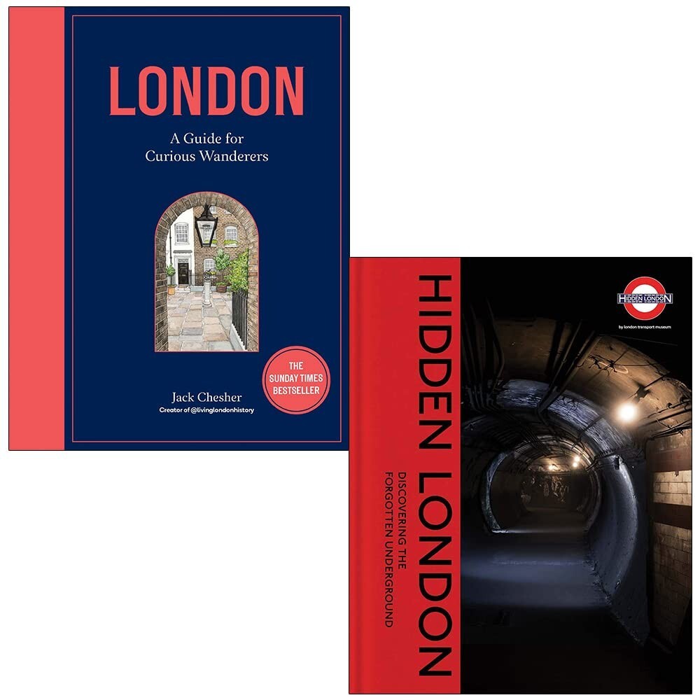 London A Guide for Curious Wanderers, Hidden London 2 Books Collection Set