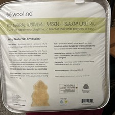 Woolino 2x3 Feet Lambskin Baby Cuddle Rug