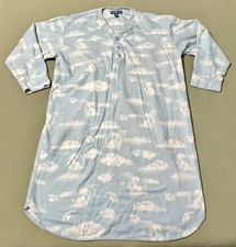 Vintage 90s Big Dogs Cotton Nightgown Pajamas Sz L/XL Dog Print