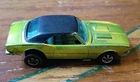Custom Camaro Hot Wheels 1967 Redline Vintage USA Antifreeze Lime Green