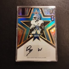 #10/10 Devontez Walker Rookie Auto 2024 Wild Card Mania Ravens UNC