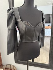 Victoria's Secret Very Sexy Faux Leather corset top Bra