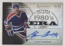 2015 Leaf Signature Series Decades Gray 25/25 Glenn Anderson Auto HOF 2l5