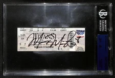 Marcus Mariota Signed 2015 Titans Full Ticket Most TDs 1st 3 games BAS 201848