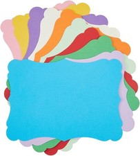 50Pcs Blank Kraft Cards 5x7In Thick Paper for Crafts  Invitations