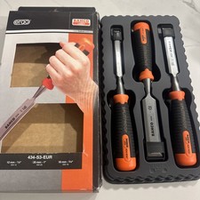 Bahco 434 Bevel Edge Chisel Set, 3 Piece Set ...