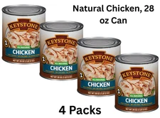 Keystone All Natural Chicken Canned -28 oz ,Free Shipping ( 4Cans )