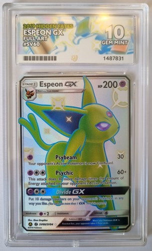 Espeon GX Sv60/Sv94 Hidden Fates: Shiny Vault Holo ACE 10