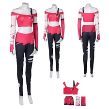 TV Cosplay Hotel Cherri Bomb Uniform Halloween Tops Pants Party Women Halloween
