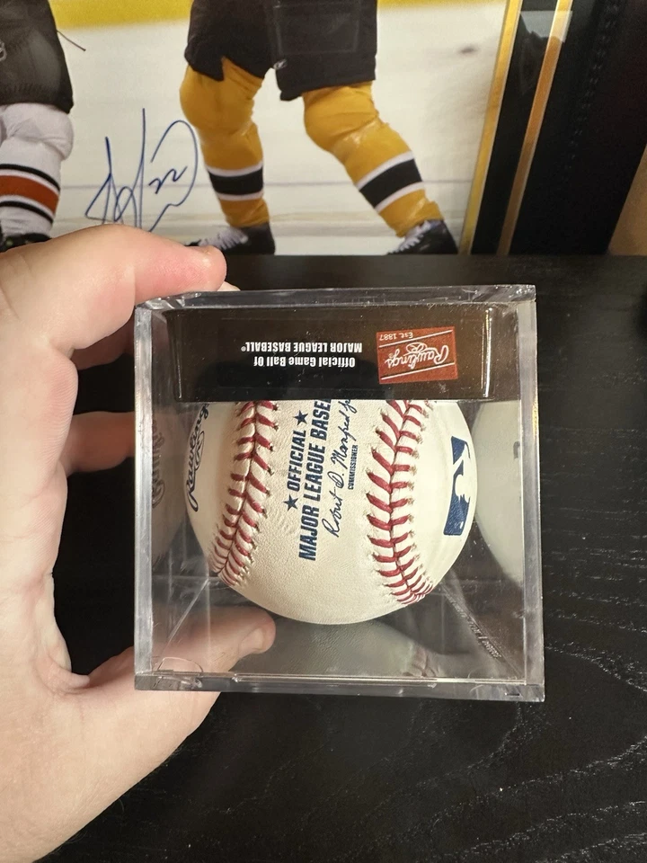 Jarrod Saltalamacchia autografado oficial da Major League beisebol pessoalmente - Imagem 3 de 4