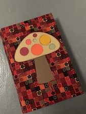 Junk Journal Mushrooms Paper Ephemera Handmade Embellished 12 Double-Sided Pages