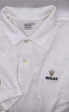 *** Rolex " AD " Florida Golf / Tennis Event Shirt White 2X-L Made in USA ***