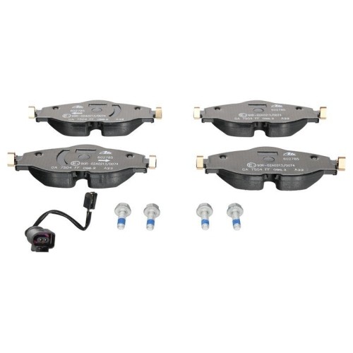 Plaquettes de frein Ate avec friction stable et freinage silencieux pour Seat et Skoda