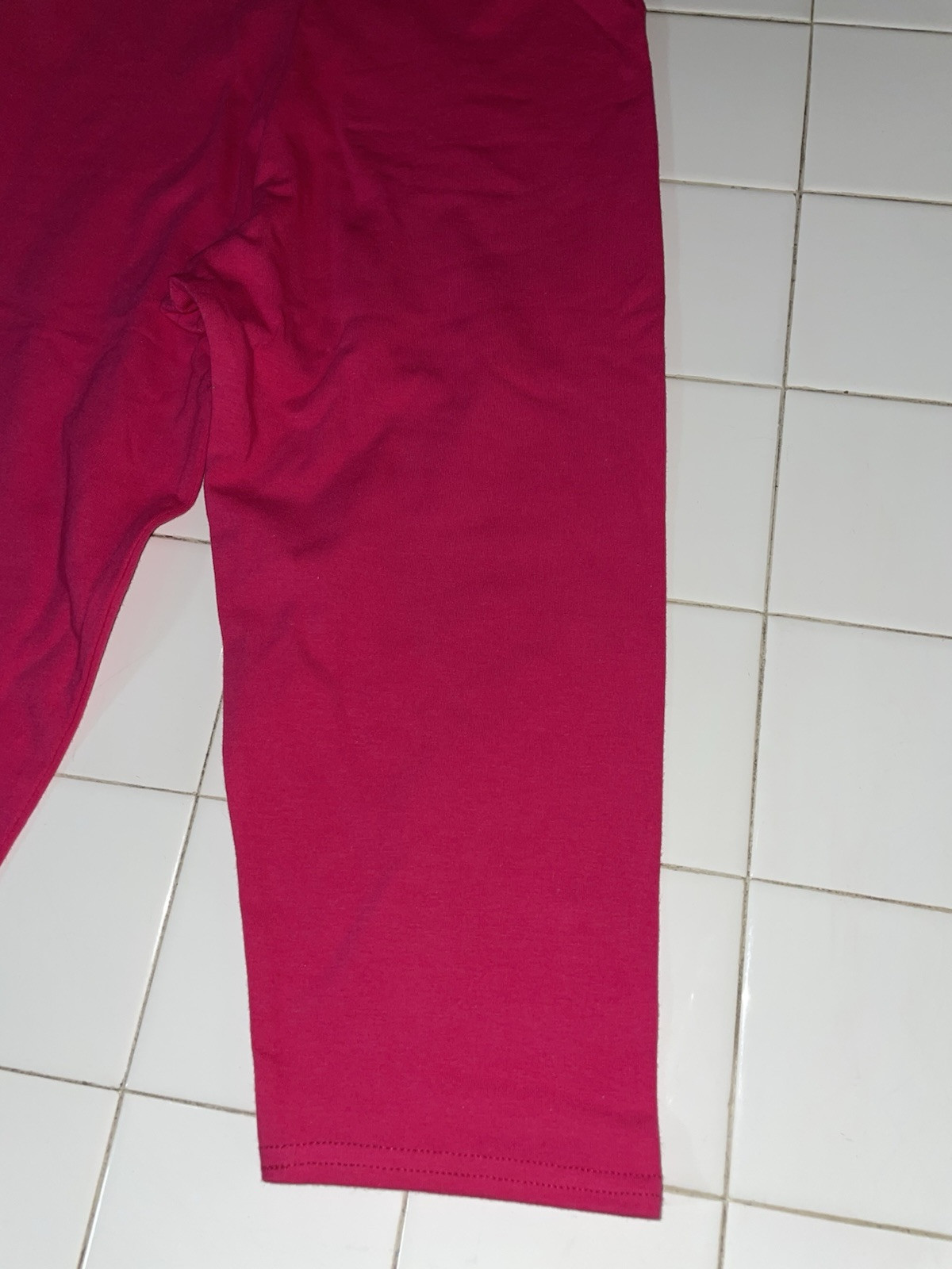 Vintage One Step Ahead Pink Leggings Size Large New With Tags DuPont Sports