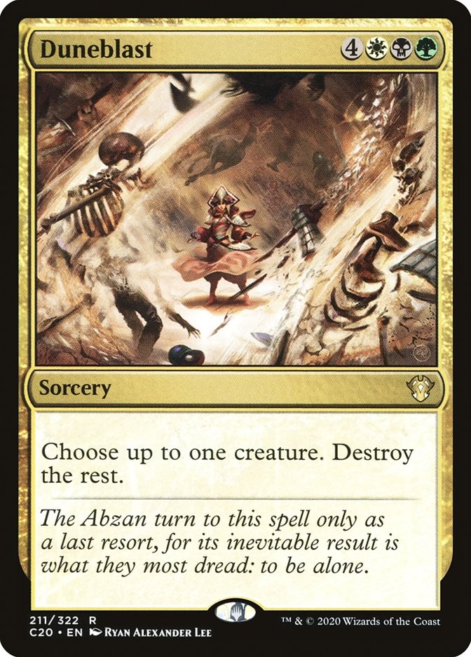 Duneblast 211 NM Commander 2020 MTG SS