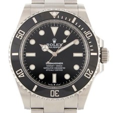 Authentic Rolex Submariner 124060 Stainless Steel Mechanical Automatic Rando...