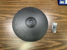 Roland CY-14C Dual Trigger V-Drum Crash Cymbal Pad w/Rotation Stopper - F9D9386
