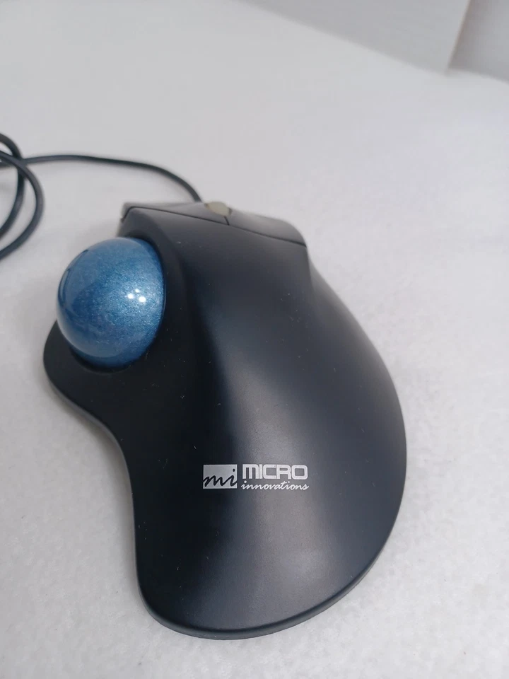 Micro Innovations Scroll Track Optical Trackball Mouse USB - Works - Image 2 of 4