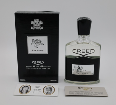 Creed Aventus 100ml / 3.3oz Batch F003612 Authentic METAL CAP
