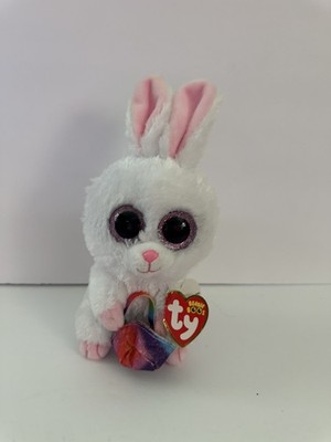 TY SUNDAY THE EASTER BUNNY BEANIE BOOS- 6''- MWMT- SUPER CUTE!