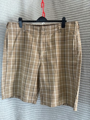 Lee Cooper Herren Karierte Shorts UK 40” Taille 100% Baumwolle