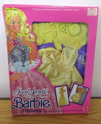 1986 Jewel Secrets Barbie Fashions #1861 NRFB The Secret of Pleasant Manor