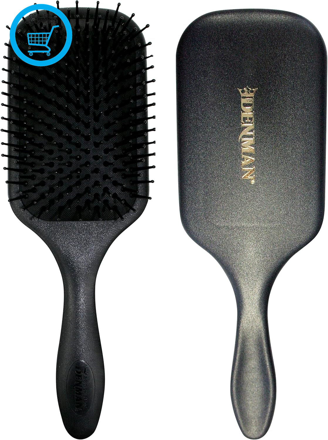 Detangler Paddle Hair Brush - Gentle Detangling & Blow- Drying Brush for Long an