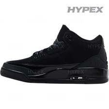 Air Jordan 3 Retro GS 'Black Cat' 2025 Kids DM0967-001 New Size